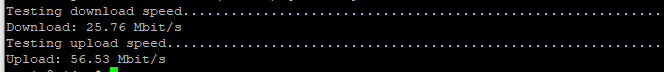 speedtest with QoS Rule