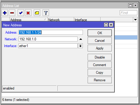 Navigate to Address List -> New Address (Click on the + button)