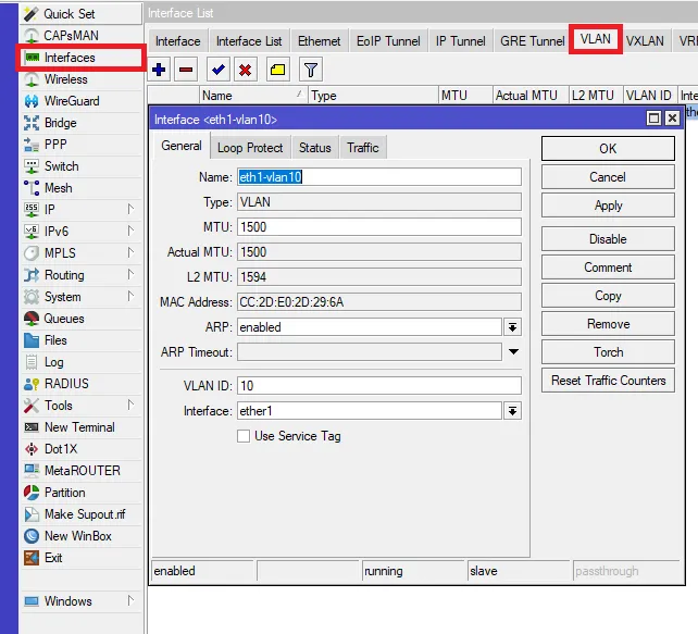 Add New VLAN