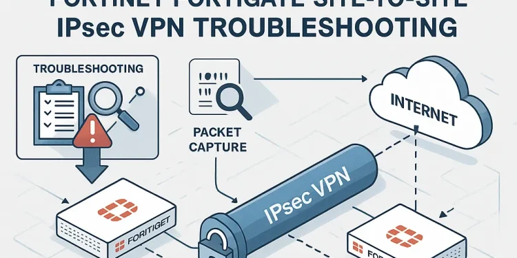 Fortinet FortiGate Site-to-Site IPsec VPN Troubleshooting