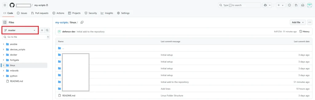 GitHub Identify Branch